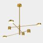 Italux REMDAL PND-16374-6-COP-GD-4K Pakabinama lempa 36W/LED 4000K 2700LM IP20