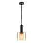 Italux SANTIA PND-65342-1-BK+AMB Pakabinama lempa 1x40W/E27 IP20