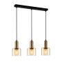 Italux SANTIA PND-65342-3-BRO+AMB Pakabinama lempa 3x40W/E27 IP20