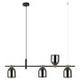 Italux SERVIO PND-66892-4-BK-SG Pakabinama lempa 4x40W/E14 IP20