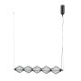 Italux Sevil PND-34403-5-BK Pakabinama lempa 5x25W/LED 3000K 1288lm IP20
