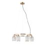 Italux Simona PND-40814-6-HBR Pakabinama lempa 6x40W/E14 IP20