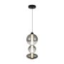 Italux Sonte PND-24352V-24W-BK-SG Pakabinama lempa 1x24W/LED 3000K 2686lm IP20