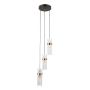 Italux Taraso PND-40760-3-BK-HBR Pakabinama lempa 3x40W/E14 IP20