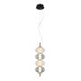 Italux Testa PND-84938-4V-BK Pakabinama lempa 4x16W/LED 3000K 1000lm IP20