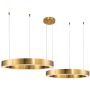 Step Into Design CIRCLE 2in1 ST-8848-60+80 brass Pakabinama lempa 2x72W/LED 3000K 6840lm IP20