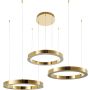 Step Into Design CIRCLE 3in1 DN924-60+60+60 gold Pakabinama lempa 3x80W/LED 3000K 9000lm IP20