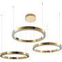 Step Into Design CIRCLE 3in1 DN924-80+80+80 gold Pakabinama lempa 3x112W/LED 3000K 10640lm IP20