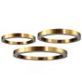Step Into Design CIRCLE 3in1 ST-8848-40+60+60 brass Pakabinama lempa 3x85W/LED 3000K 8075lm IP20