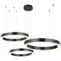 Step Into Design CIRCLE 3in1 ST-8848-40+60+80 black Pakabinama lempa 3x93W/LED 3000K 8835lm IP20