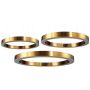 Step Into Design CIRCLE 3in1 ST-8848-40+60+80 brass Pakabinama lempa 3x93W/LED 3000K 8835lm IP20