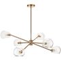 Step Into Design COSMIC ST-8954-P6 Stropo šviestuvas 6x40w/E14 IP20