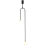 Step Into Design LOOP ST-8928S black Stropo šviestuvas 2x20W/G9 IP20