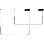 Step Into Design MINIMA MP0095-2-120 Pakabinama lempa 2x20W/LED 3000K 1600 lm x 2 IP20