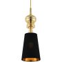 Step Into Design QUEEN MP-8846-18 black gold Pakabinama lempa 2x60W/E27 IP20