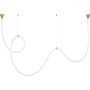 Step Into Design SNAKE MD1021-4 gold Pakabinama lempa 1x60W/LED 3000K IP20