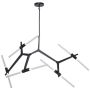 Step Into Design STICKS ST-1001-10 black Stropo šviestuvas 10x20W/G9 IP20