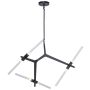 Step Into Design STICKS ST-1001-6 black Stropo šviestuvas 6x20W/G9 IP20