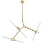 Step Into Design STICKS ST-1001-6 gold Stropo šviestuvas 6x20W/G9 IP20
