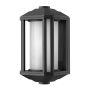 Quintiesse CASTELLE QN-CASTELLE-S-BLK Sienos lempa 1x60W/E27 IP44