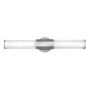 Quintiesse FACET QN-FACET-LED2-PC-BATH Sienos lempa 2x12W/LED 3000k 2160LM IP44