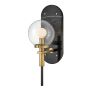 Quintiesse Gilda QN-GILDA-WB1-BK Sienos lempa 1x40W/E14 IP44