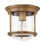 Quintiesse HADRIAN QN-HADRIAN-MINI-F-BR-CLEAR Lubų šviestuvas 1x60W/E27 IP44