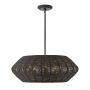 Quintiesse Luca QN-LUCA-5P-M-BK-BK Pakabinama lempa 5x40W/E14 IP20