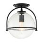 Quintiesse SOMERSET QN-SOMERSET-F-C-BK Stropo šviestuvas 1x60W/E27