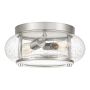 Elstead Lighting QUOIZLE QZ-TRILOGY-FS-BN2 Lubų šviestuvas 2x60W/E27