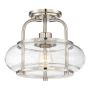 Elstead Lighting QUOIZLE QZ-TRILOGY-SFS-BN Stropo šviestuvas 1x60W/E27