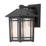 Quoizel Cedar Point QZ-CEDAR-POINT-S-BK Sienos lempa 1x60W/E27 IP44