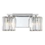 Quoizel Divine QZ-DIVINE2-PC-BATH Sienos lempa 2x3.5W/G9 IP44