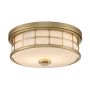 Quoizel Guardian QZ-GUARDIAN-F-PNBR Lubų šviestuvas 2x60W/E27 IP44