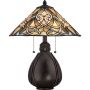 Quoizel INDIA QZ-INDIA-TL Stalo lempa 2x75W/E27