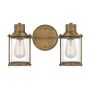 Quoizel Riggs QZ-RIGGS2-BATH-WS Sienos lempa 2x40W/E27 IP44