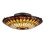 Quoizel WEST END QZ-WEST-END-F Lubų šviestuvas 2x75W/E27
