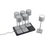 Trio FERNANDEZ R54096677 Stalo lempa 6x1w/led 2700+4000+6000k 130lm ip20