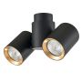 Light Prestige Boston LP-741/2W BK/GD Taškinis šviestuvas 2x50W/GU10 IP20