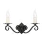 Elstead Lighting RECTORY RY2A-BLACK Sienos lempa 2x60W/E14