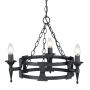 Elstead Lighting SAXON SAX3-BLK Švieslentė 3x60W/E14