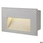 SLV BRICK 229702 Lauko laiptų įmontuojama švieslentė 1x1.4W/LED 3000K 30LM IP54