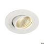 SLV NEW TRIA 1 SET 113871 Įmontuojamas apšvietimas 1x8W/LED 2700K 645LM IP20