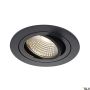 SLV NEW TRIA 1 SET 113900 Įmontuojamas apšvietimas 1x8W/LED 3000K 700LM IP20