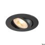 SLV NEW TRIA 1007369 Įmontuojamas apšvietimas 1x10W/GU10 IP20