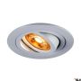 SLV NEW TRIA 1007374 Įmontuojamas apšvietimas 1x10W/GU10 IP20