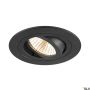 SLV NEW TRIA 1007402 Įmontuojamas apšvietimas 1x8.3W/LED 2700K 705lm IP20