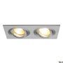 SLV NEW TRIA 111362 Įmontuojamas apšvietimas 2x50W/GU10 IP20