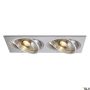 SLV NEW TRIA 111382 Įmontuojamas apšvietimas 2x75W/GU10/ES111 IP20