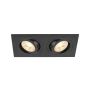 SLV NEW TRIA® 1008510 Įmontuojamas apšvietimas 2x10W/GU10